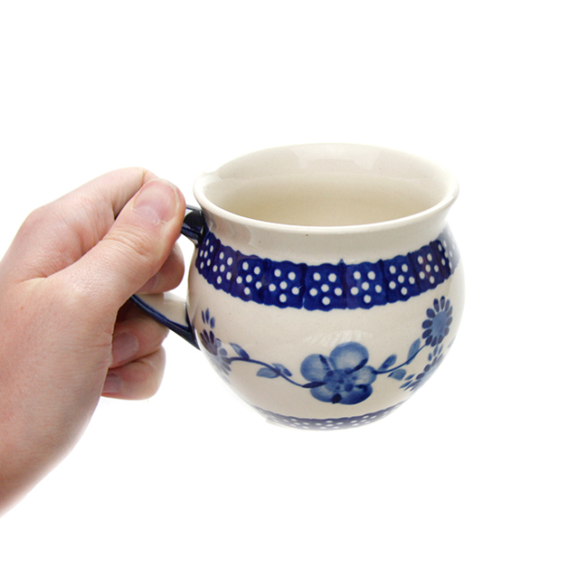 ポーランド陶器 ポーリッシュマグ・大