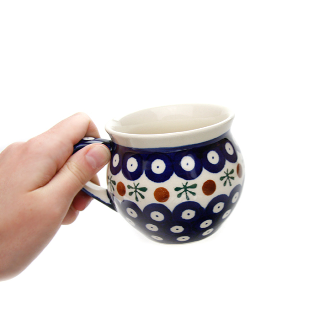 ポーランド陶器 ポーリッシュマグ・大