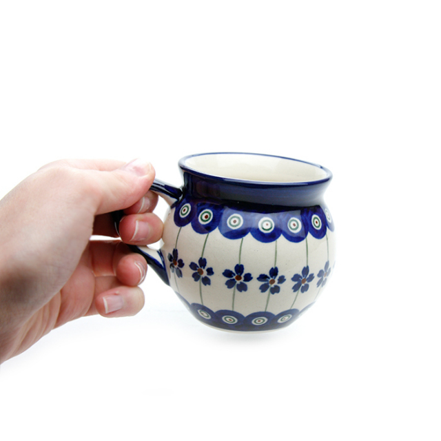 ポーランド陶器　ポーリッシュマグ・小