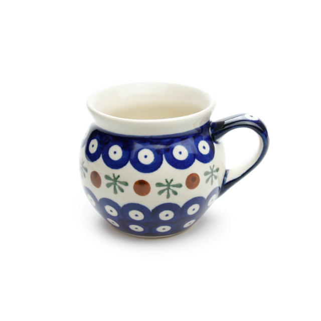 ポーランド陶器　ポーリッシュマグ・小