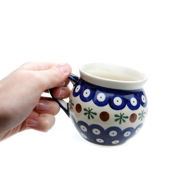 ポーランド陶器　ポーリッシュマグ・小