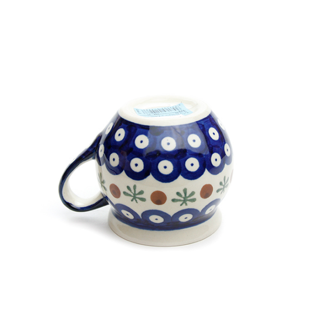 ポーランド陶器　ポーリッシュマグ・小