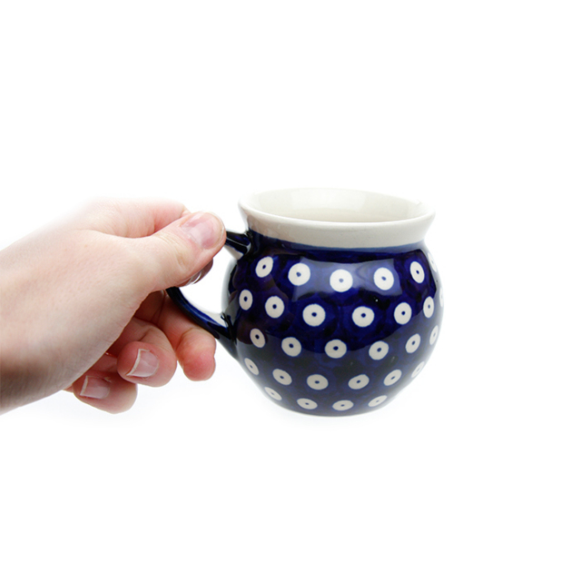 ポーランド陶器　ポーリッシュマグ・小