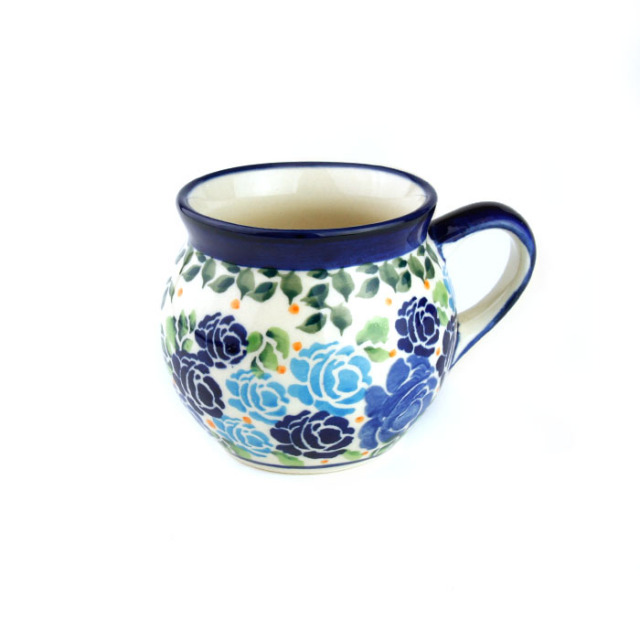 ポーランド陶器　ポーリッシュマグ・小