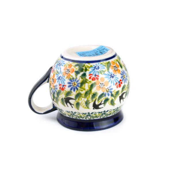 ポーランド陶器　ポーリッシュマグ・小