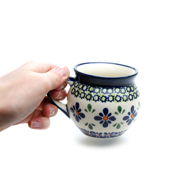 ポーランド陶器　ポーリッシュマグ・小
