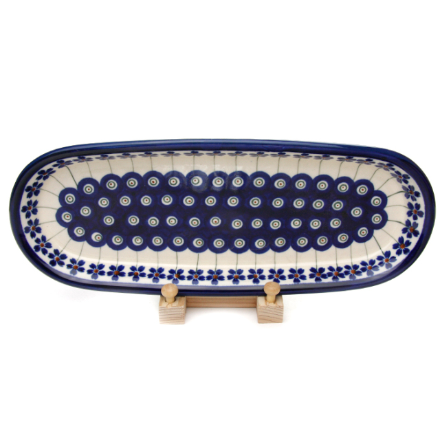 ポーランド陶器 オーバルトレイ