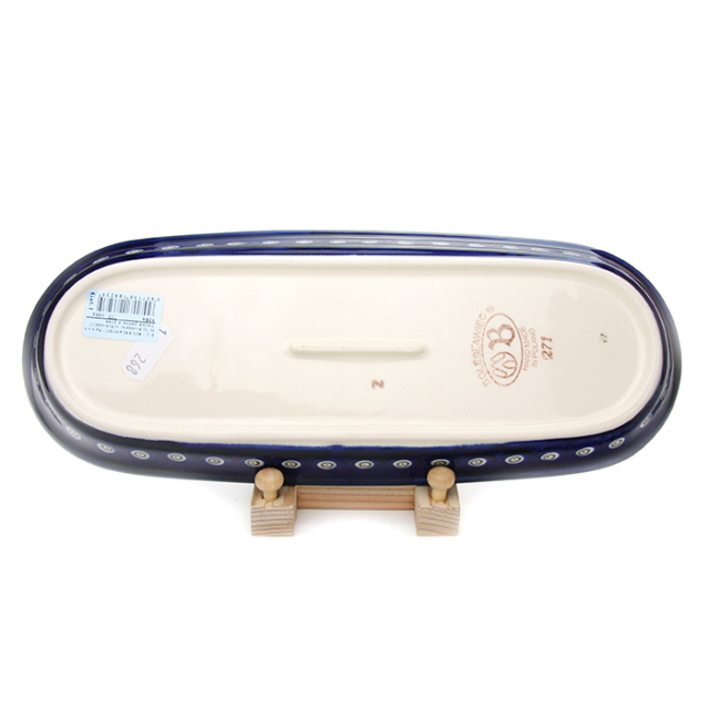 ポーランド陶器 オーバルトレイ