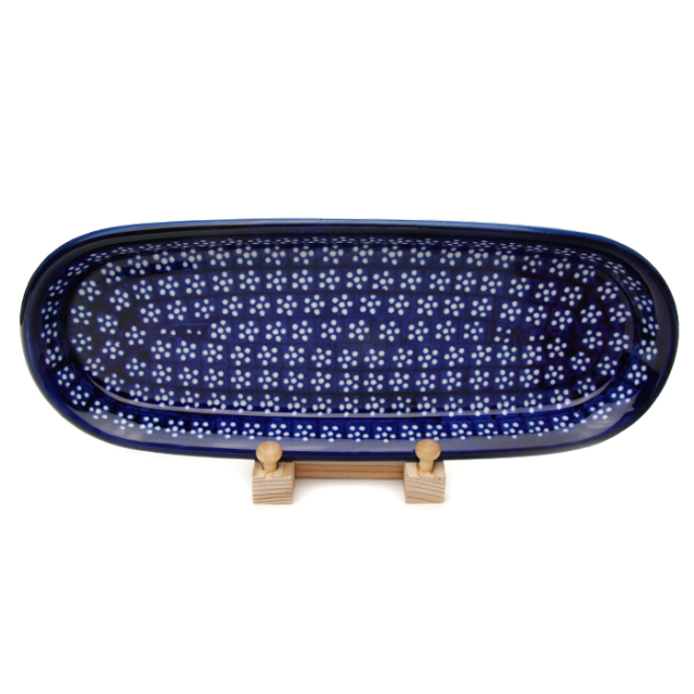 ポーランド陶器 オーバルトレイ