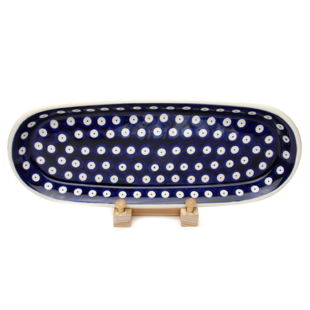 ポーランド陶器 オーバルトレイ