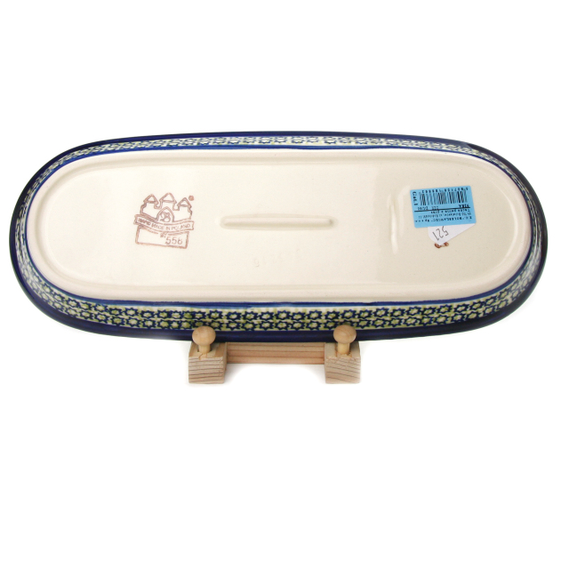 ポーランド陶器　オーバルトレイ