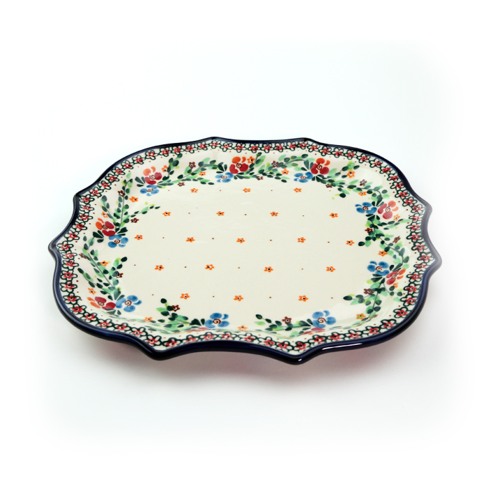 ポーランド食器☆19センチプレート☆ポーリッシュポタリー☆3枚セット