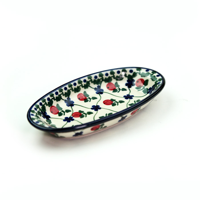 オーバルディッシュ・ミニ・ポーリッシュポタリー(ポーランド食器)