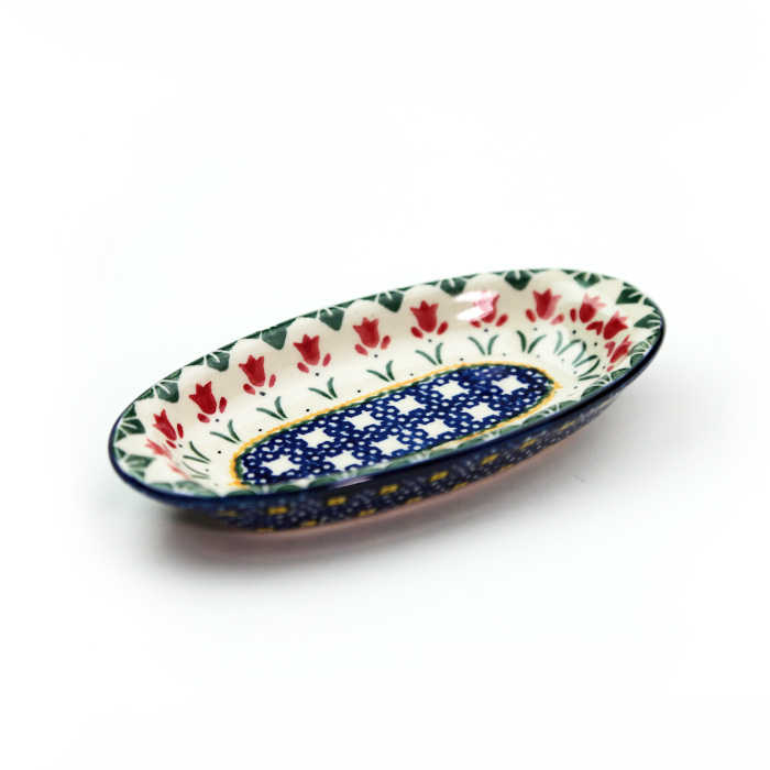 オーバルディッシュ・ミニ・ポーリッシュポタリー(ポーランド食器)