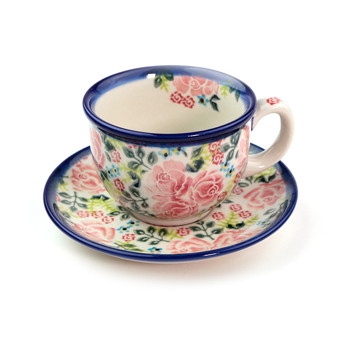 カップ＆ソーサー(VENA)ポーリッシュポタリー(ポーランド食器)