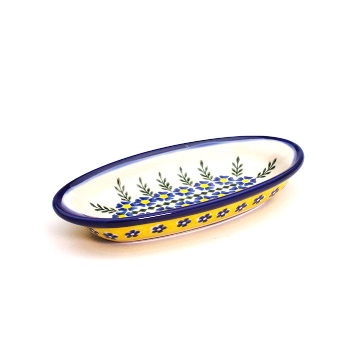 オーバル小皿・ポーリッシュポタリー(ポーランド食器)