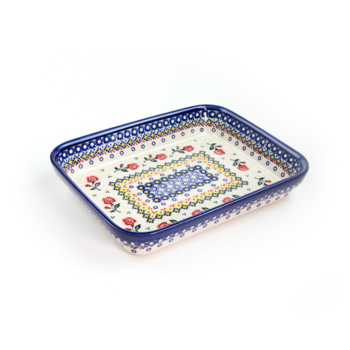 食器 - オーブン皿（スクエア）ポーリッシュポタリー(ポーランド食器)