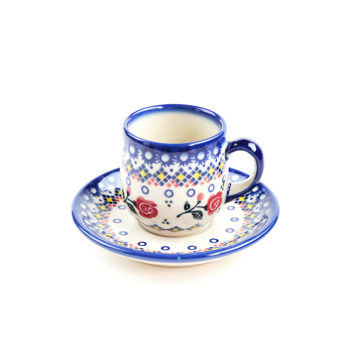 エスプレッソカップ＆ソーサー(V222-U504)