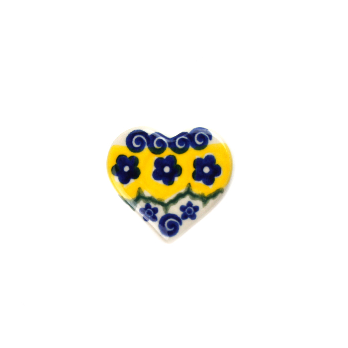 ポーランド陶器　マグネット・ハート