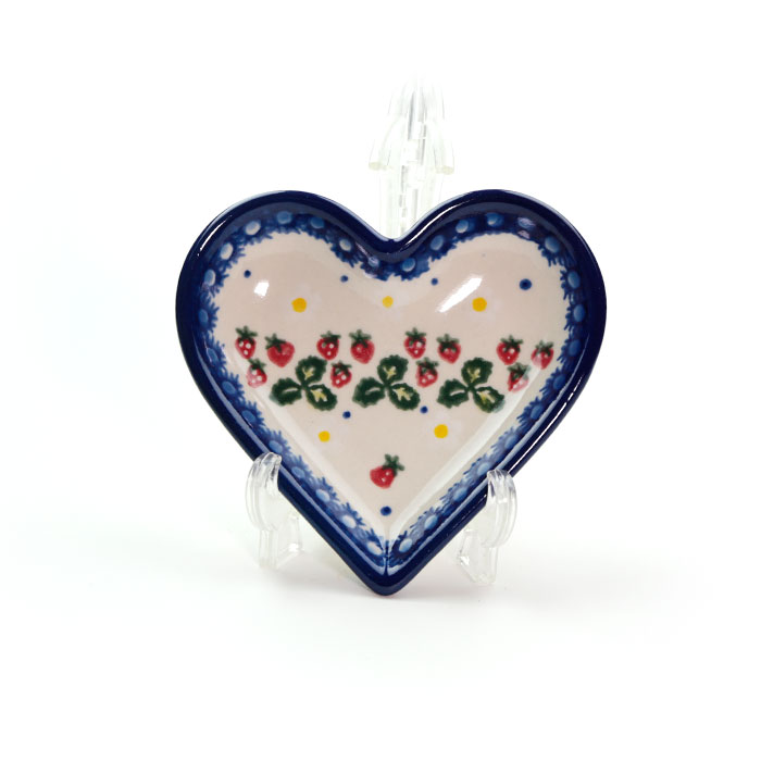 ハートプレート・小(V392-B264)