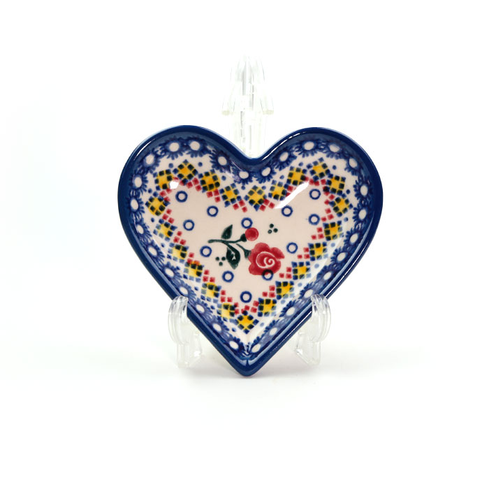 ハートプレート・小(V392-U504)