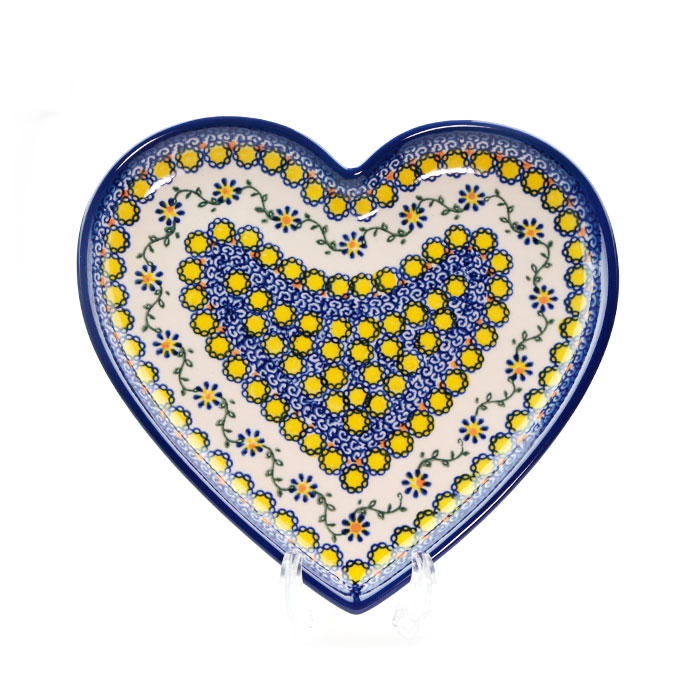 ハートプレート・大(V393-U113)