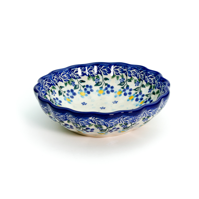 菊鉢φ16cm・ポーリッシュポタリー（ポーランド食器）