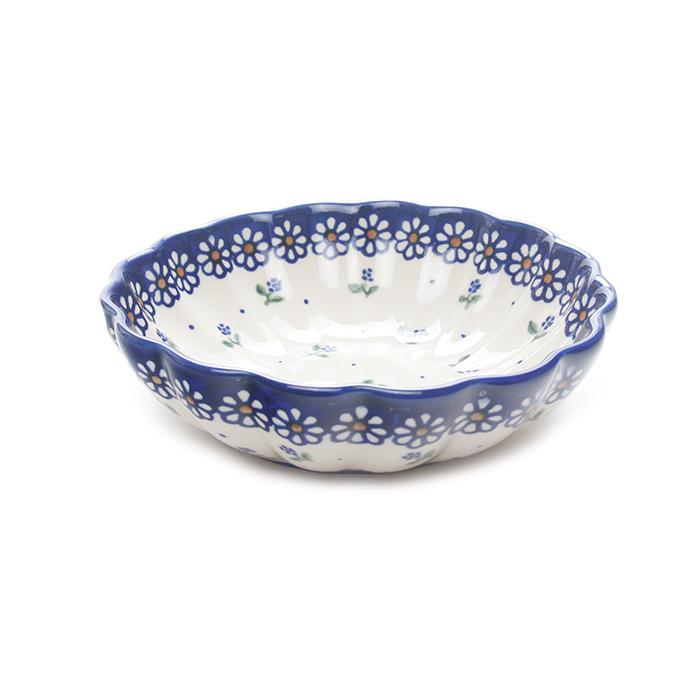 ポーランド陶器  	菊鉢φ16cm