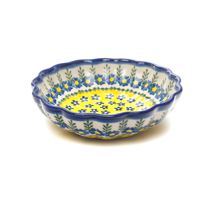 ポーランド陶器  	菊鉢φ16cm