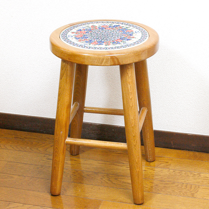 スツール ポーリッシュポタリー(ポーランド食器)