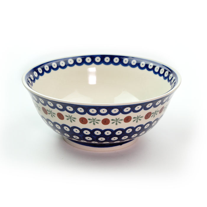 Polish Pottery - ポーリッシュ 2種 丼と角皿 角皿・20×20cmポーリッシュポタリー(ポーランド食器)