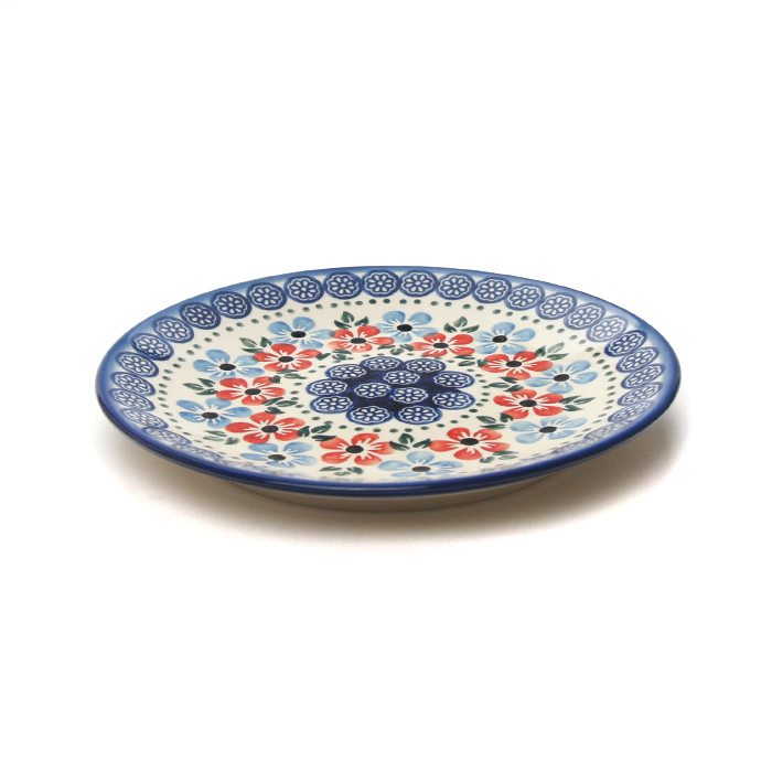 ポーランド陶器　平皿φ17cm