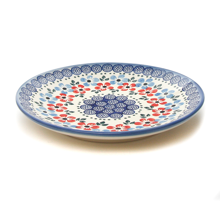 ポーランド陶器　平皿φ19cm