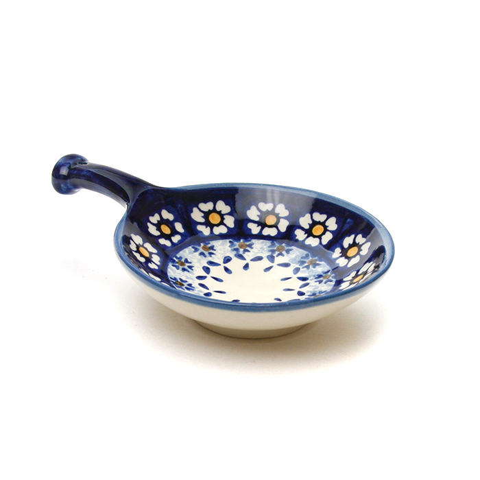 ポーランド陶器　オリーブディッシュ