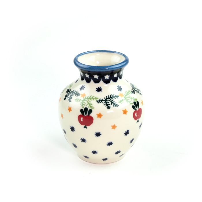 ★①ポーリッシュポタリー　花瓶★ 花瓶・ポーリッシュポタリー(ポーランド食器)