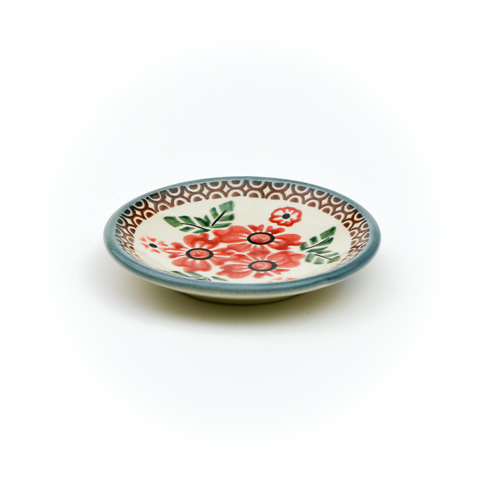 値下げ! ポーリッシュ ポーランド製 手作り皿 17センチ 4枚セット 値下げ! ポーリッシュ ポーランド製 手作り皿 17センチ 4枚セット