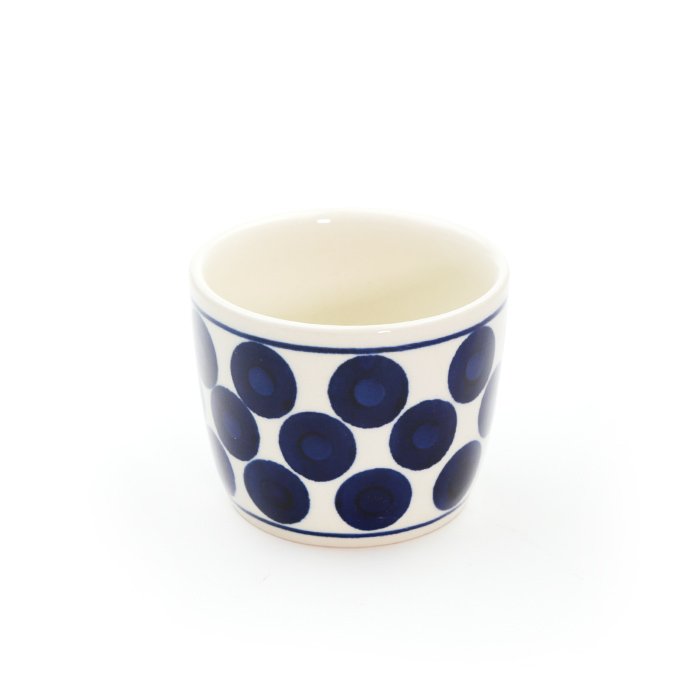 そば猪口・ポーリッシュポタリー(ポーランド食器)