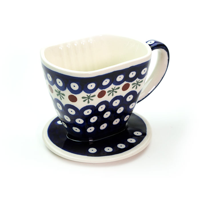 コーヒードリッパー ポーリッシュポタリー(ポーランド食器)