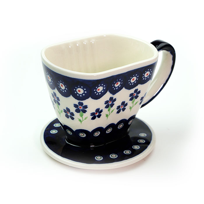 コーヒードリッパー ポーリッシュポタリー(ポーランド食器)