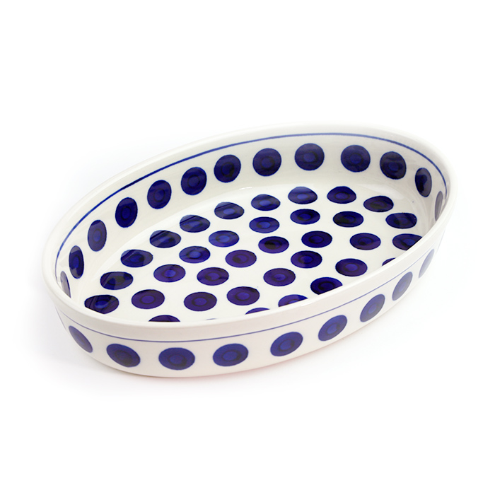 Polish Pottery - グラタン皿　オーブン皿　ガリア　ラウンド　ポーリッシュポタリー　GALIA 食器 オーブン皿（グラタン皿）ポーリッシュポタリー(ポーランド食器)