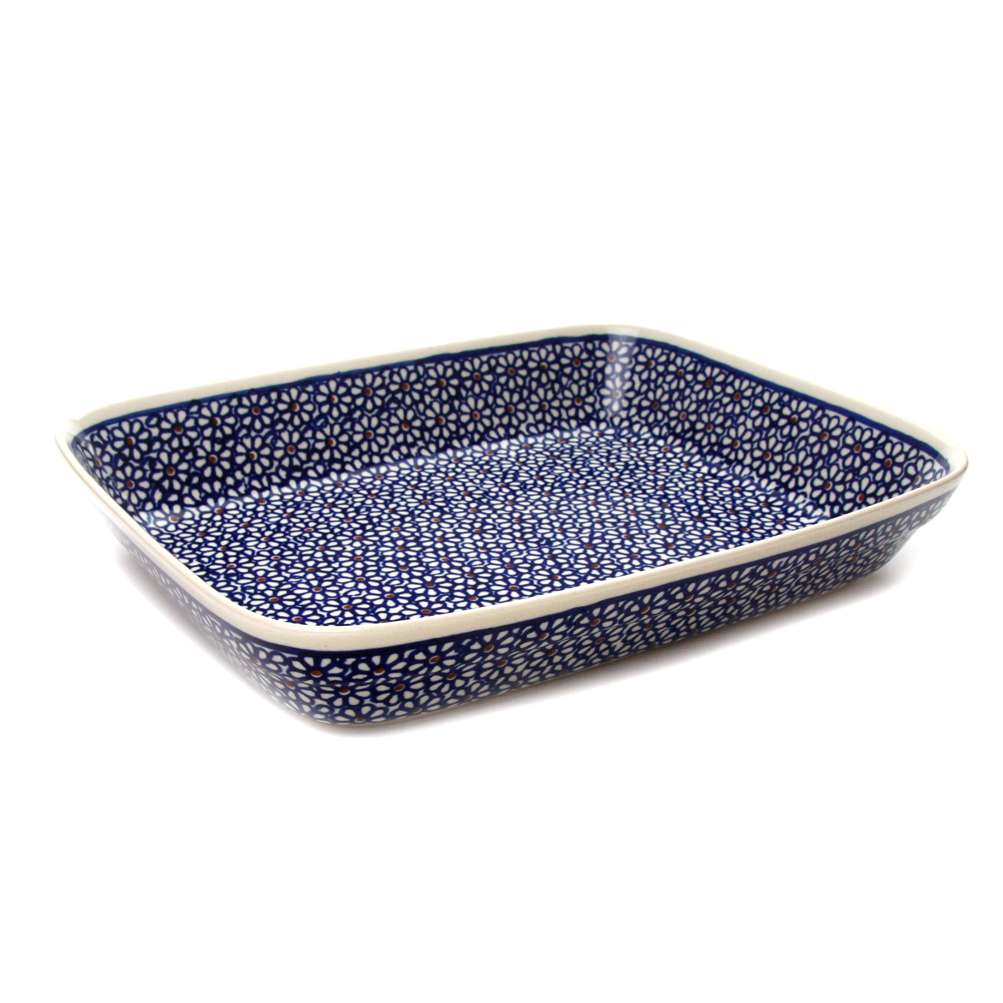 ポーランド陶器　オーブン皿・スクエア・大