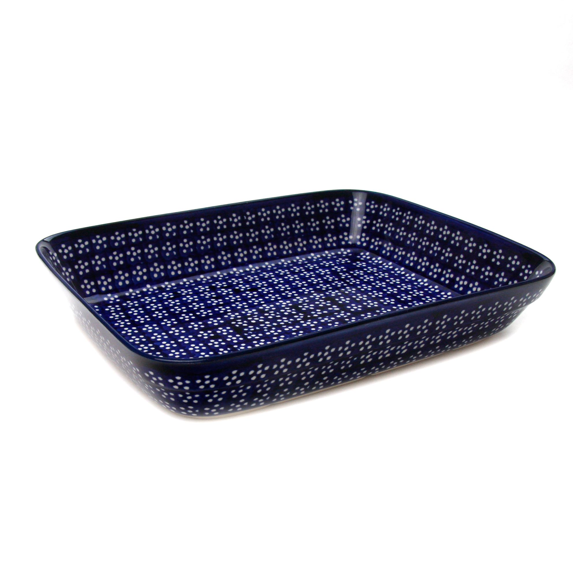 ポーランド陶器　オーブン皿・スクエア・大