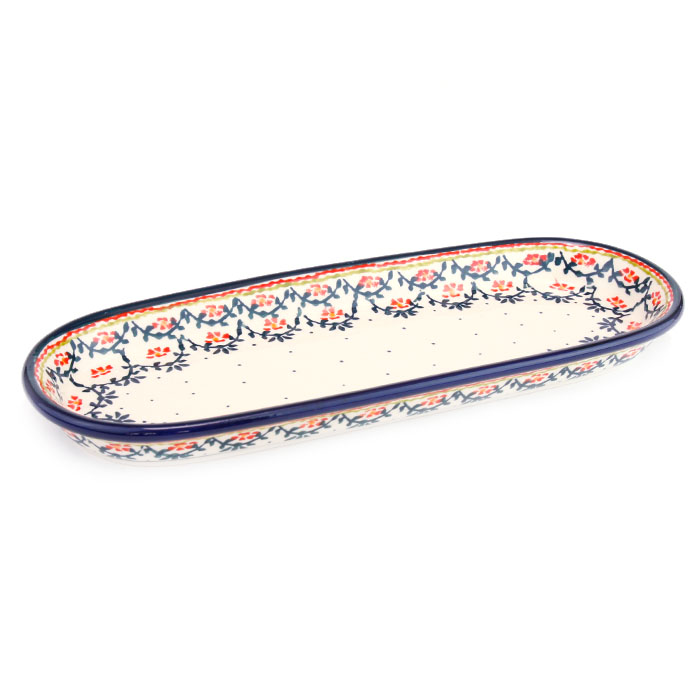 オーバルプレート・ポーリッシュポタリー(ポーランド食器)