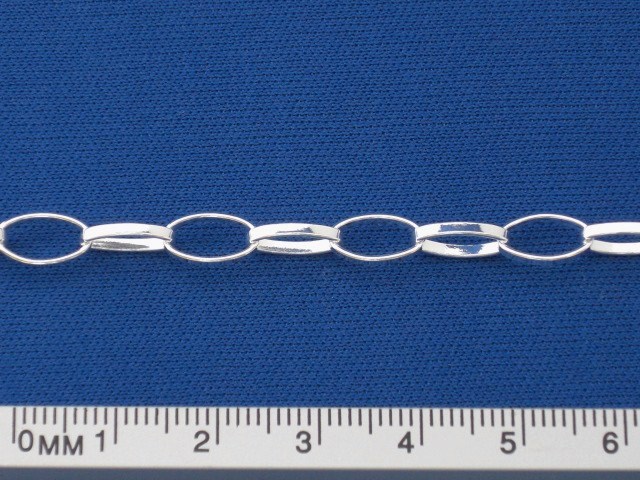 四角線チェーン(巾5.6ｍｍ)　0