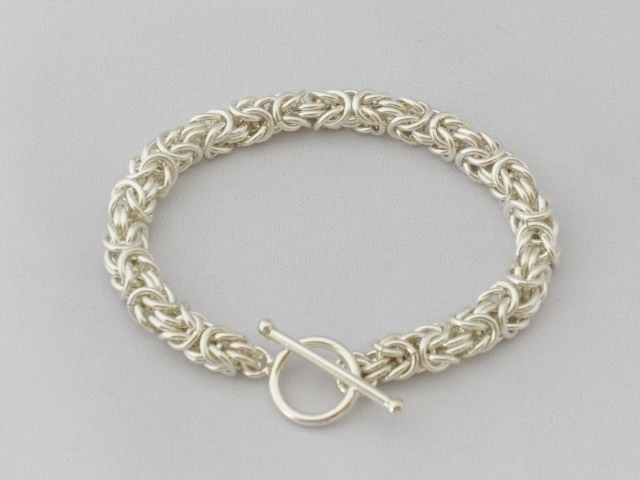 シルバービザンチンブレスレット (L)