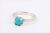 シルバーターコイズ6mmカボションリング