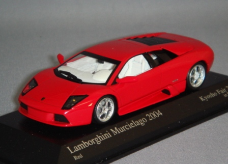 【ポイント交換用4800P】ミニチャンプス　1/43　ランボルギーニ　ムルシエラゴ　レッド　京商フェア2007
