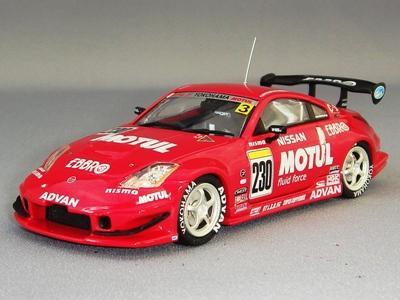 _エブロ 1/43 モチュール アドバン Z 2004 鈴鹿1000km #230 黒澤治樹/柳田真孝/星野一樹