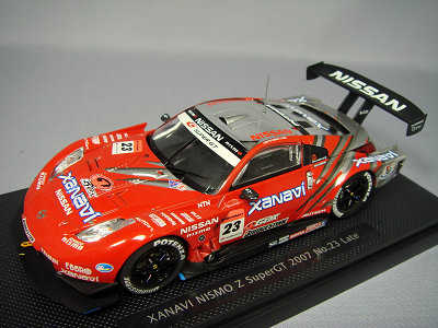 エブロ 1/43 ザナヴィ ニスモ Z 2007 スーパーGT GT500 後期 #23 本山 