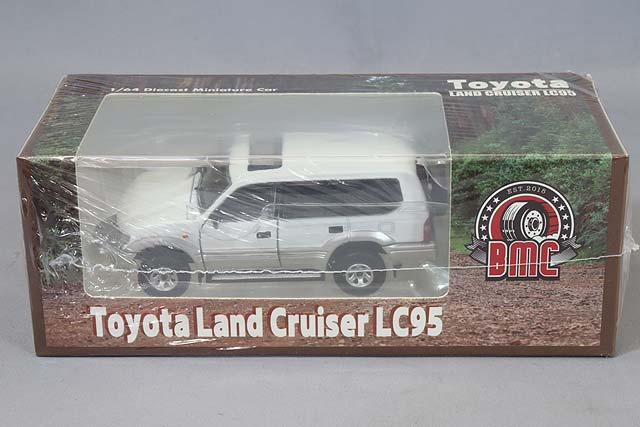 BM CREATIONS 1/64 トヨタ ランドクルーザー プラド LC95 ホワイト 左